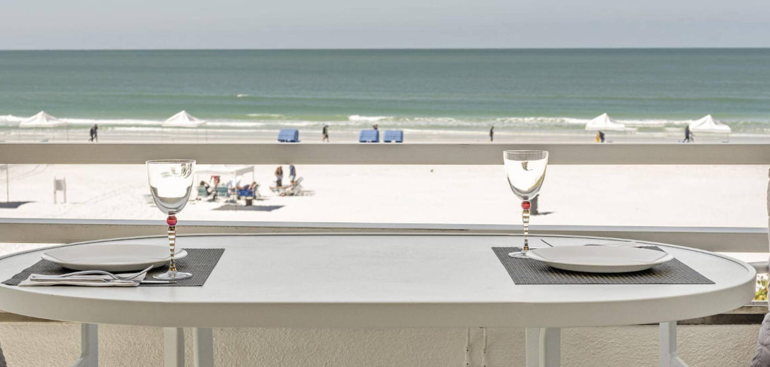 beach view from private condo