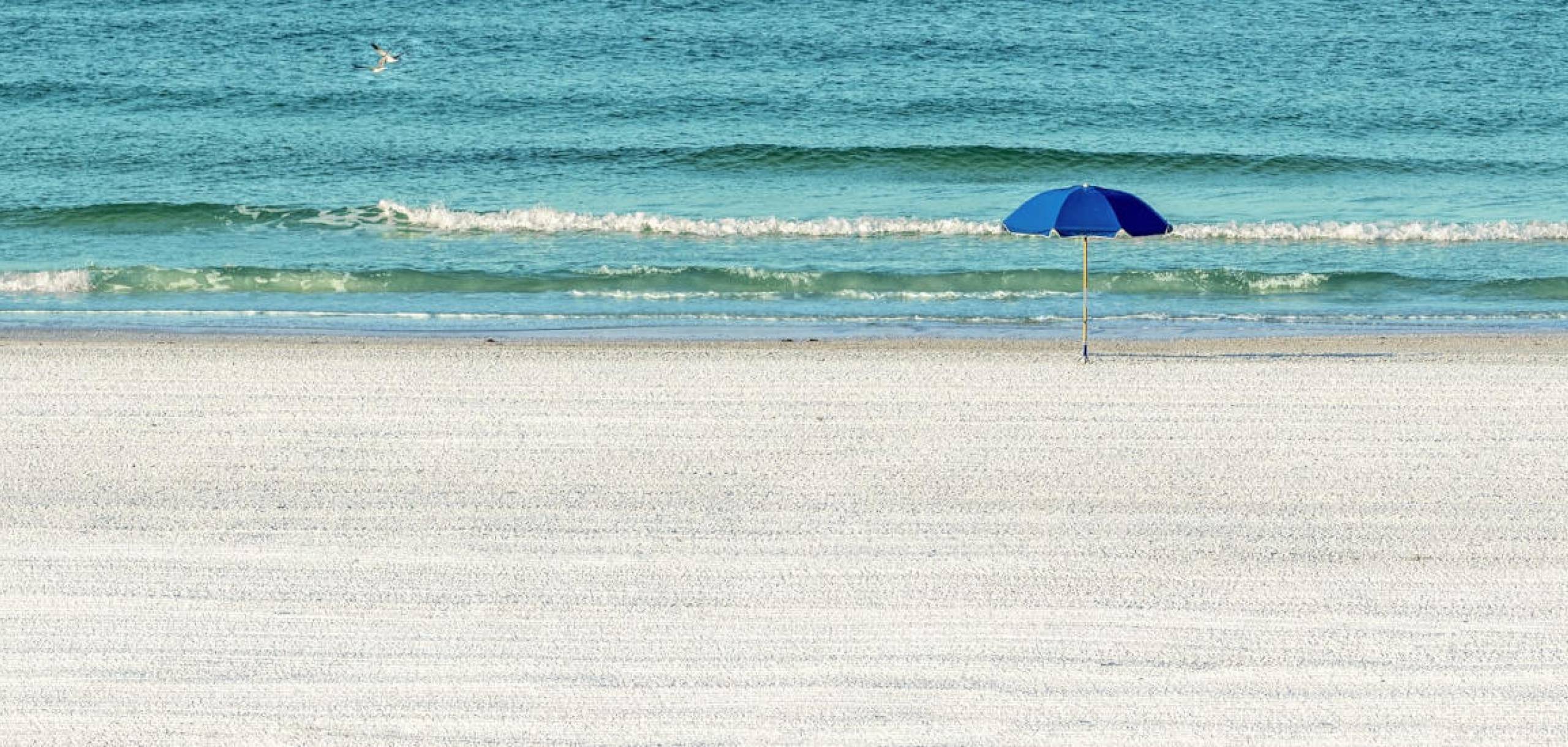 Widest private beach access on Siesta Key